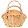 thumbnail image 1 of Cesta de mimbre para picnic con asa, cesta para huevos, organizador de alimentos, cesta de frutas de ratán para armario de cocina, despensa, armario de lavandería, 1 of 7
