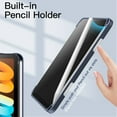 thumbnail image 5 of JETech Case for iPad mini (A17 Pro, 2024 Model, 7th Generation) / mini 6 (2021 Model, 6th Generation) with Pencil Holder, Clear Back Shell Slim Stand Tablet Cover, Auto Wake/Sleep (Navy), 5 of 7