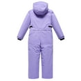 thumbnail image 5 of AWZXDE Boys All Season Insulated Snowsuit Jumpsuit For Skiing Outdoor Winter Activities Thermal Windproof Soft Kids Romper Baby Winter Suit Purple, 5 of 5