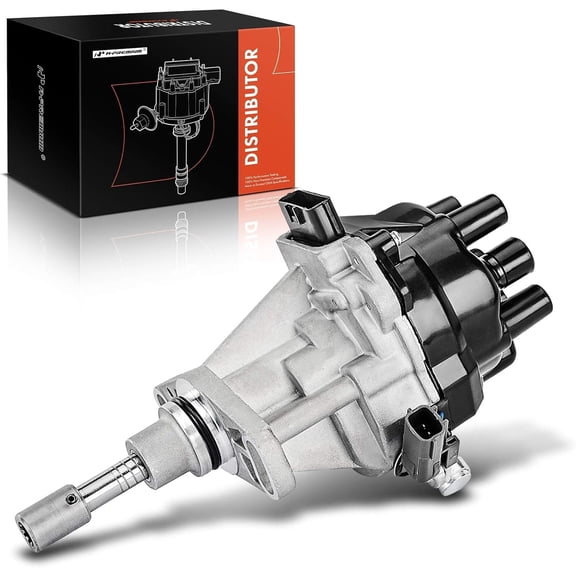 A-Premium Ignition Distributor with Cap and Rotor Compatible with Nissan Frontier 1998-2004 Xterra 2000-2004 Pickup 2005-2010 NP300 2009-2012 2.4L