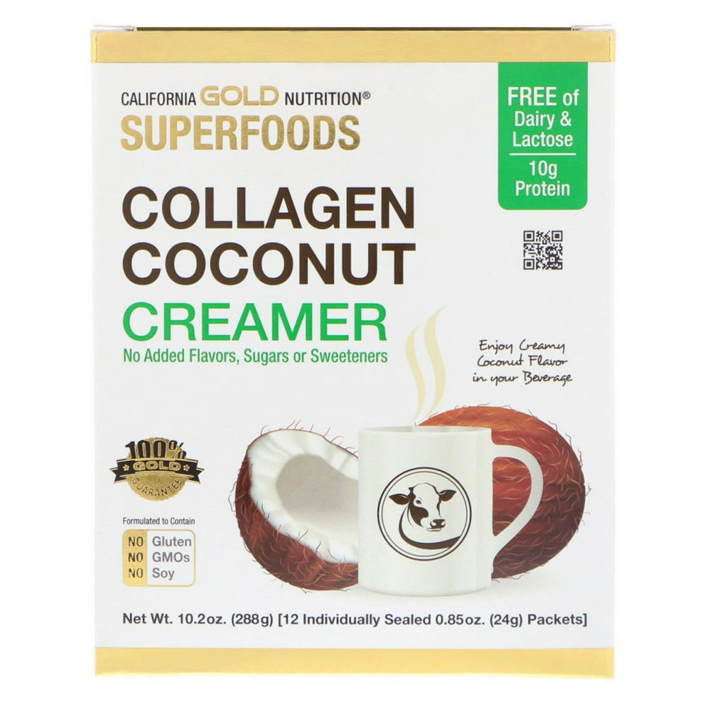 California Gold Nutrition Superfoods, Collagen Coconut Creamer