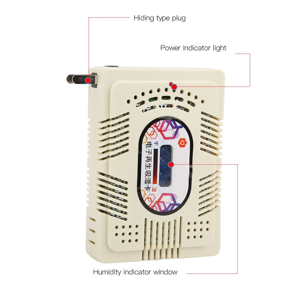 Small size ABS + Alloy Material Electronic Dehumidifier Card Convenient to Use Electronic Hygroscopic Card for Moisture Absorption, Dehumidifier