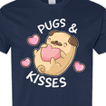 thumbnail image 4 of Inktastic Valentines Day Pugs and Kisses with Pink Hearts T-Shirt, 4 of 5