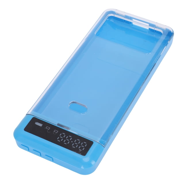 Portable Phone Lock Box with Timer, Self Control Cell Phone Timer Locker Transparent Cover 300mAh Battery for Sturdy Work