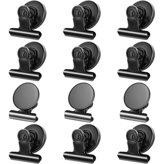 Fridge Magnets Extra Strong, Large Heavy Duty Metal Magnetic Push Pins for  Kitchen Refrigerator Magnetic Board Whiteboard Office 12Pack (15x18mm) 