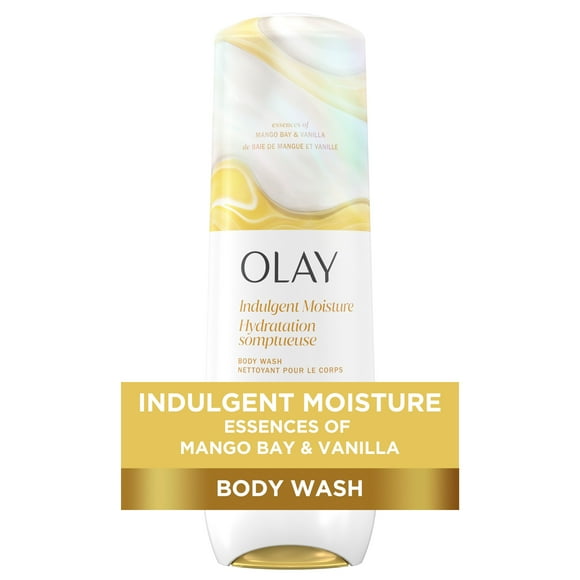 Olay Indulgent Moisture Body Wash Infused with Vitamin B3, Notes of Mango Butter and Vanilla Orchid