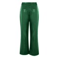 thumbnail image 5 of Aayomet Mode Pantalon en Cuir PU Haute Élasticité pour Femmes, Vert P, 5 of 5