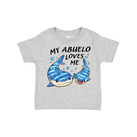 

Inktastic My Abuelo Loves Me- Whale Shark Gift Toddler Boy or Toddler Girl T-Shirt