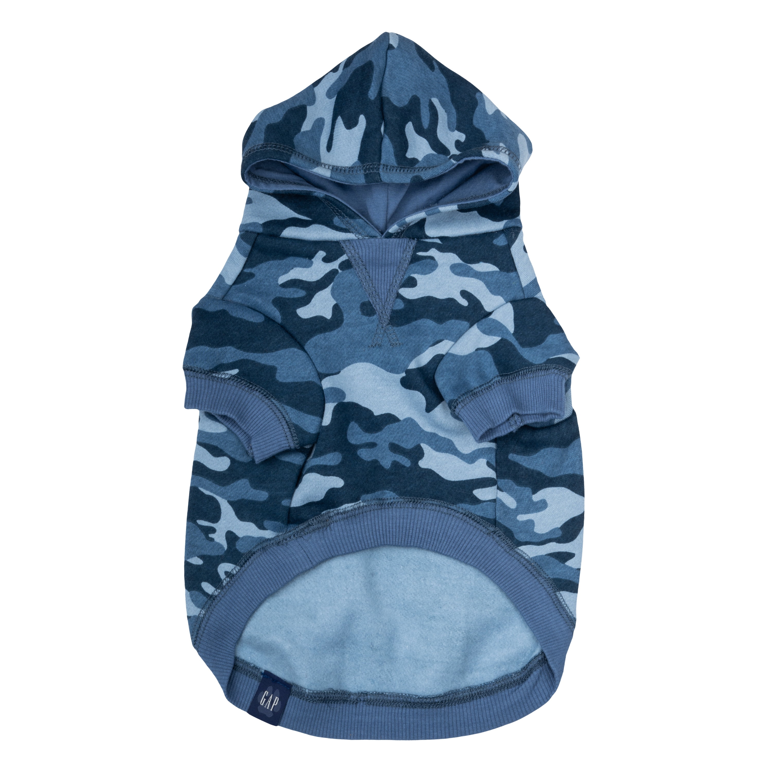 gap blue camo hoodie