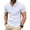 White, variant on Men's Performance Pique Golf Shirt Quarter Zip Quick Dry Top Moisture Wicking Muscle Fit Short Sleeve Collared Shirts for Men Summer Athletic Workout Tennis