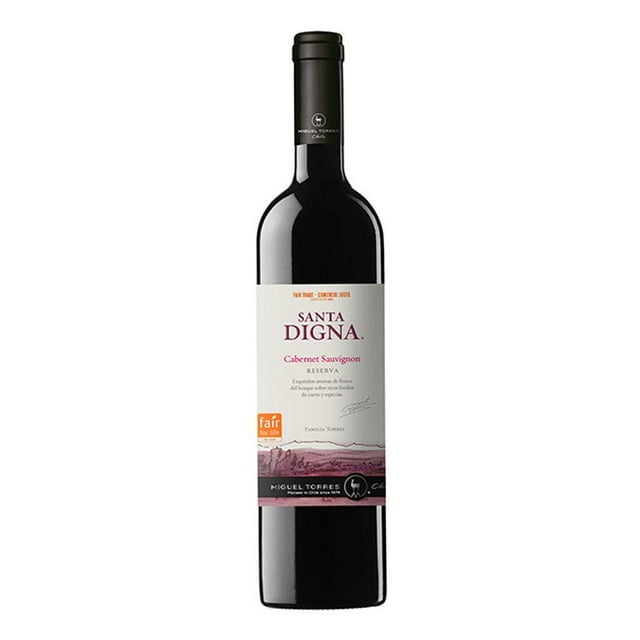 Caja de 12 Vino Tinto Torres Santa Digna Cabernet Sauvignon 750 ml