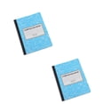 thumbnail image 1 of Composition Notebook, Wide Ruled, Marble Cover, 2pcs College Ruled Writing Notebooks Journal Notebooks Cuaderno Cuadriculado Cute Note Books Journal Notebook for Women & Men Classroom Supplies, Blue, 1 of 9