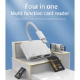 thumbnail image 2 of SD Card Reader Lightning OTG Adapter(4 in 1)for iPhone 14 13 Pro USB Camera Memory Adaptor Charger for iPad Micro SD TF Transfer Photo Storage Dongle for Apple Computer Macbook Accessorie, 2 of 7