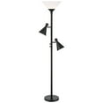 thumbnail image 2 of Possini Euro Design Ballard Modern 72" Tall Standing Floor Lamp Skinny Tree Torchiere with Side Lights Dimmable Black Metal, 2 of 9