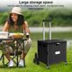 thumbnail image 2 of Carrito Compras Mano Portátil Con Ruedas Utilitario Plegable Tapa Telescópico 4 Giratorias para Viajes Mudanzas Almacenamiento Uso en Oficina, 2 of 9