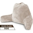 thumbnail image 5 of Husband Pillow Aspen Cowboy Taupe, Standard+ Reading Pillow Bed Rest Chair, Two-Sided Reversible Fabric, Large Lounge Cushion Adult Backrest with Arms, Comfy Back Support for Sit Sitting Up, Washable, 5 of 9