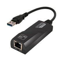 GJX USB to Ethernet Adapter, USB 3.0 to RJ45 Gigabit Ethernet USB A to 10/100/1000 Gigabit Ethernet LAN Network Adapter