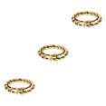 thumbnail image 3 of Thinsony Distinctive Gothic Punk Dragon Scale Bangle 48 inches Cool and Contemporary Gold 9.05 Inch 3Set, 3 of 6