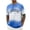 Blue, variant on Men's Tie Dye Gradient Letter Print Graphic T-Shirt Casual Short Sleeve Crew Neck Tee Soft Breathable Summer Top Regular Fit Daily Wear Shirt for Men Multi Color Available,S