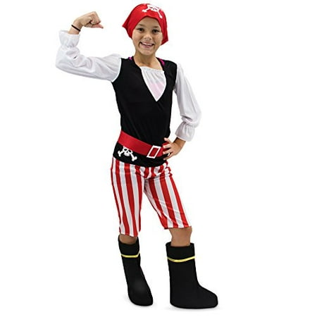 Pretty Pirate Children's Girl Halloween Dress Up Roleplay Costume YM 5-6