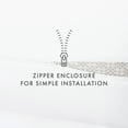 thumbnail image 2 of Noble Linens Microfiber Bed Bug and Spill Proof Zippered Mattress Protector, Twin XL, 2 of 9