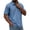 Sky Blue, variant on Zimjoy Mens Casual Polo Shirts Classic Button Basic Short Sleeve Shirt Solid Color Retro Tees Golf Stylish Tops, Black L
