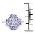 thumbnail image 3 of 1.70 Carat Genuine Tanzanite .925 Sterling Silver Ring QJ Model, 3 of 3