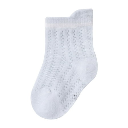 

niuredltd boys girls socks summer mesh comfortable breathable loose mouth medium tube socks size s