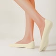 thumbnail image 2 of Fewfanhot Women's Split Toe No Show Socks 100% Cotton Invisible Low Cut Liner Socks for Flats Casual Daily Wear, 2 of 10