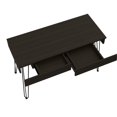 thumbnail image 3 of Tuhome Black Modern Engineered Wood Mumbai Computer Desk, 3 of 12