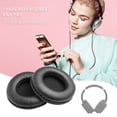 thumbnail image 3 of Peggybuy 2pcs Leather Foam Sponge Headset Earmuff Universal Replacement Ear Pads Cushion, 3 of 8