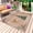 Green Peru Wheat, variant on Blue Christmas Outdoor Rug 3x5 Ft - Reversible Patio Rug Outdoor Camping Rugs, Xmas Tree Deer Poinsettia Bird Winter Snow Indoor Outdoor Area Rugs, Non-Slip Outdoor Carpet Runner for Deck/Porch