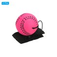 thumbnail image 3 of Uxcell 2.5 Inch Sports Wrist Ball, Baseball Rubber Wrist Return Ball Sport for Exercise, Fluorescent Rose Red 2Pcs, 3 of 5