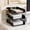 Black, variant on PONPRNGY 3-Layer Document Paper Letter Tray, Plastic Desktop File Sorter Organizer Tray with 2 Pen Holder
