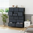 thumbnail image 3 of Qinaqin 48"h Tela Almacenamiento cm de Profundidadresser para Dormitorio Closet Alturaallway Living Sala (Grey), 3 of 8