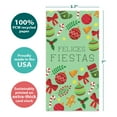 thumbnail image 4 of Tree-Free Greetings Christmas Money Holder Greeting Card 12 Pack, 3.7 x 7, Fiestas Pattern (ZP70302), 4 of 5