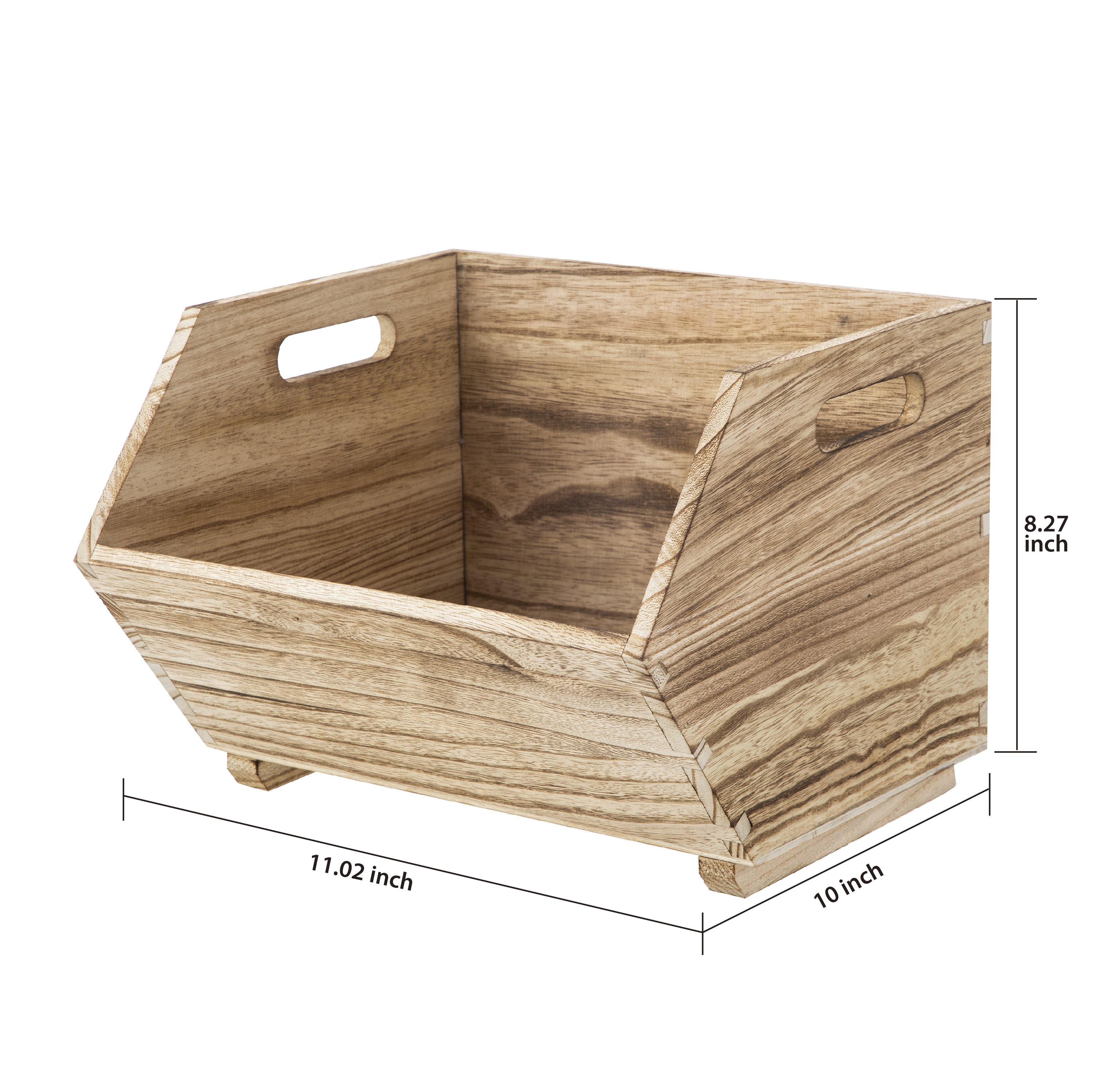 Better Homes & Gardens 2-Piece Wood Storage Bins photo 3