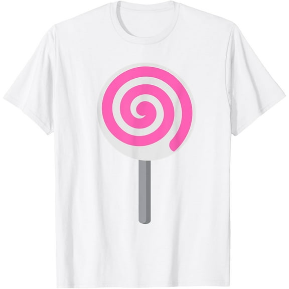 Exquisite and comfortable-Lollipop Sucker Lollypop Pink costume T-Shirt