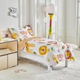 thumbnail image 2 of Set de ropa de cama para niños Joyreap 107x145 cm de microfibra con diseño de zoológico, 2 of 7