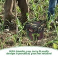thumbnail image 3 of EXHUMKY Portable Garden Stool with Metal Frame and Comfortable Cloth Cover for Home, Outdoor, and Gardening Rest, 3 of 8
