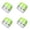 Green 4PCS, variant on Handheld Spiralizer Vegetable Cutter 4 in 1 Heavy Duty Vegetable Spiral Cutter