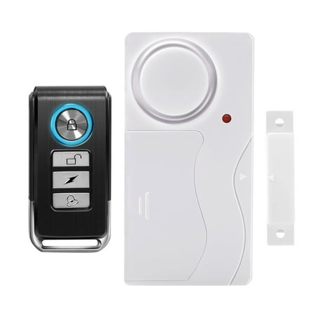 Wireless Anti-Theft Remote Control Magnetic Sensor Door Window Home Entry Security Burglar Bell (Best Home Security Alarm)