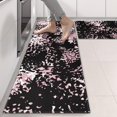 thumbnail image 2 of Kitchen Rugs Sets Of 2,Black and Pink Of Leopard Print Anti Fatigue Kitchen Mat Rugs Non Slip Washable,Decorative Kitchen Floor Mats for Kitchen,Sink,Laundry,17"X47", 2 of 5
