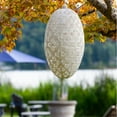 thumbnail image 2 of Allsop Home & Garden 32365 Soji Stella Nova Pod Geo Palm Tyvek Pendant Lamp, White, 2 of 4