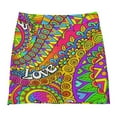 thumbnail image 6 of Psychedelic Trippy Colorful Hippy Art Women's Shorts Non-Slip Single Pocket A-line Trouser Skirt Summer Shorts Casual Shorts for Women, 6 of 7