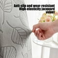 thumbnail image 3 of Nylon Spandex Dining Chair Cover – Elastic Full-Seat Protector with Leaf Pattern for Kitchen, Restaurant, Banquet, Washable, Stylish & Easy to Install, 3 of 5