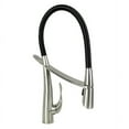 thumbnail image 3 of Contempo Living Inc Swan Style Solid Stainless Steel Lead Free Single Handle Pull Out Sprayer Kitchen Mixer Faucet, 3 of 5