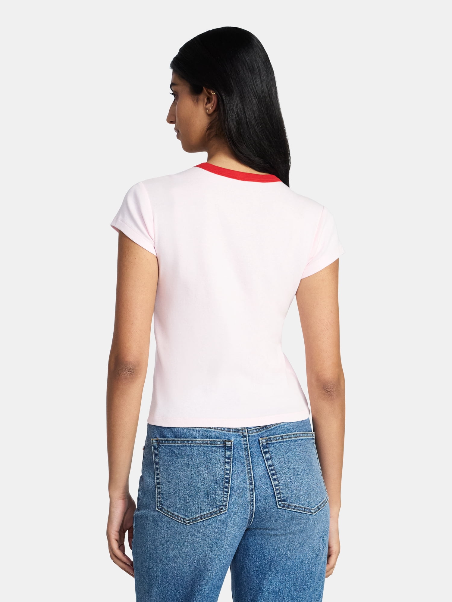 Strawberry Shortcake Women's So So Sweet Graphic Ringer Tee, Sizes XXS-XXL
