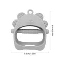 thumbnail image 3 of ToyKingdee Teething Toy, Food Grade Silicone Teething Mitten, Anti Dropping Wrist Hand Teethers Chew Toys for Sucking Needs, 3 of 6
