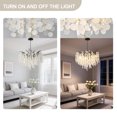 thumbnail image 6 of Modern Black Tree Branch Chandelier 8-Light, 24 inch Linear Pendant Light with Adjustable Height, for Dining Room, Kitchen Island, Foyer Entryway, 6 of 10